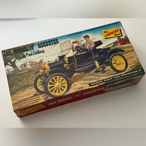 VINTAGE LINDBERG’S 1911 MODEL”T” ROADSTER EMPTY BOX & INSTRUCTION SHEET ONLY